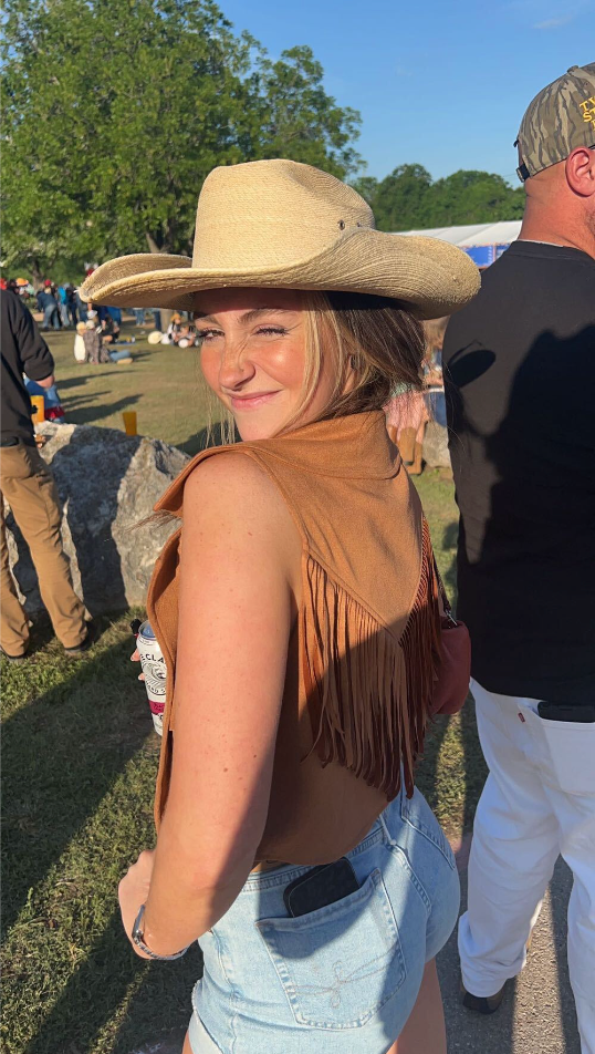Women's Suede Jacket With Fringes