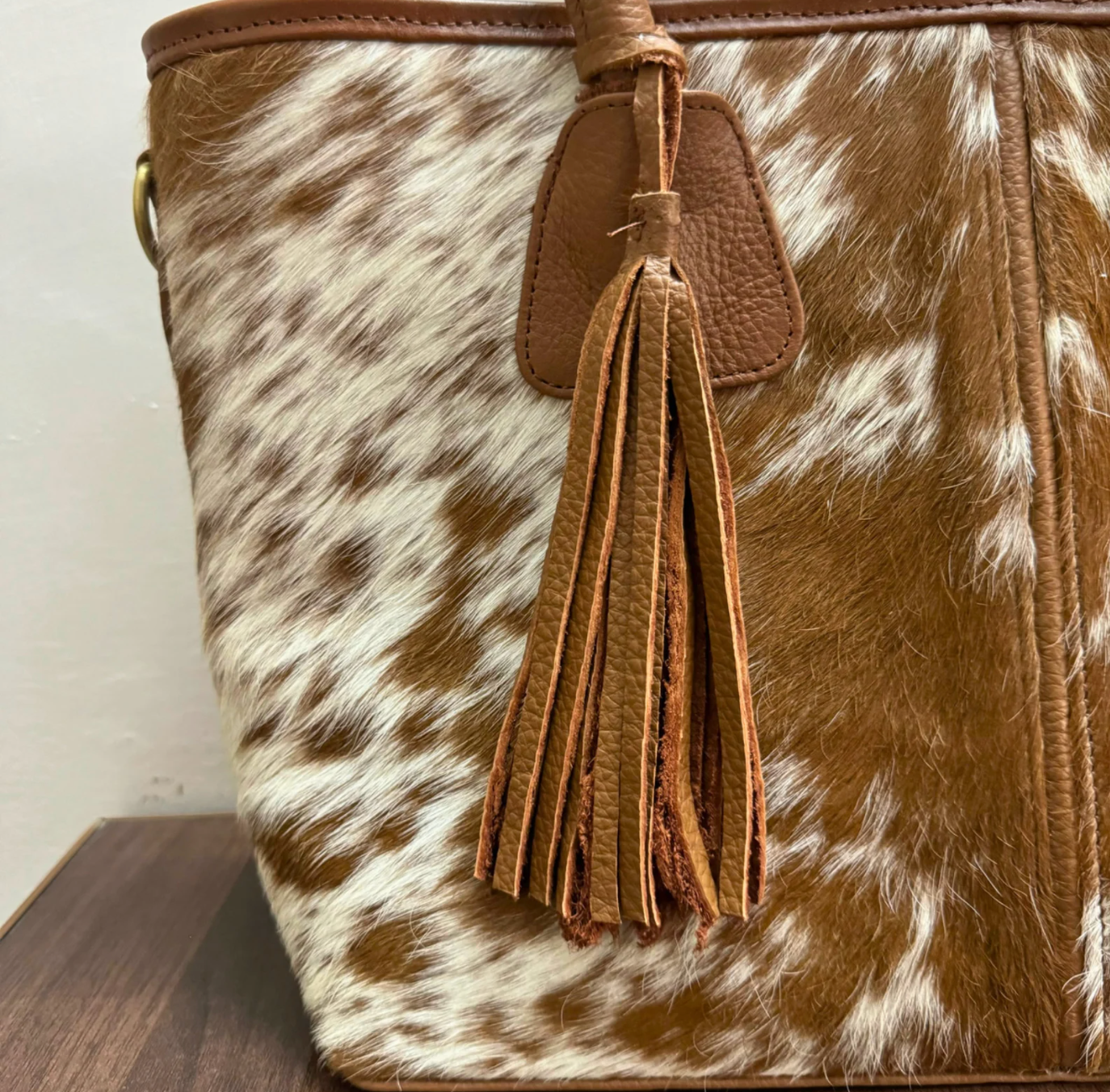 Hair On Cowhide Purse Western Tote