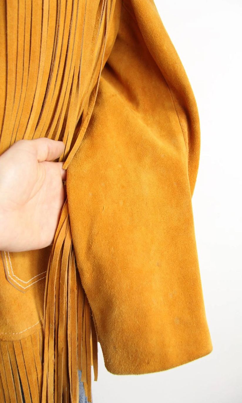 Genuine Suede Cowboy Rodeo Men's Jacket