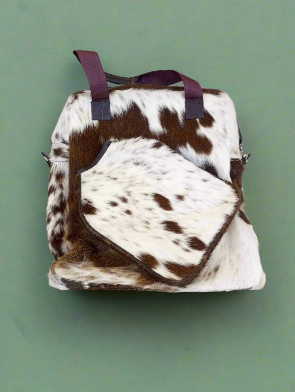 Hair On Cowhide Tennis Bag