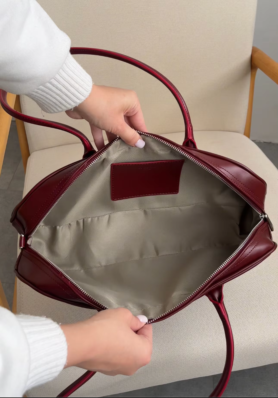 Genuine Leather Women's Underarm Bags