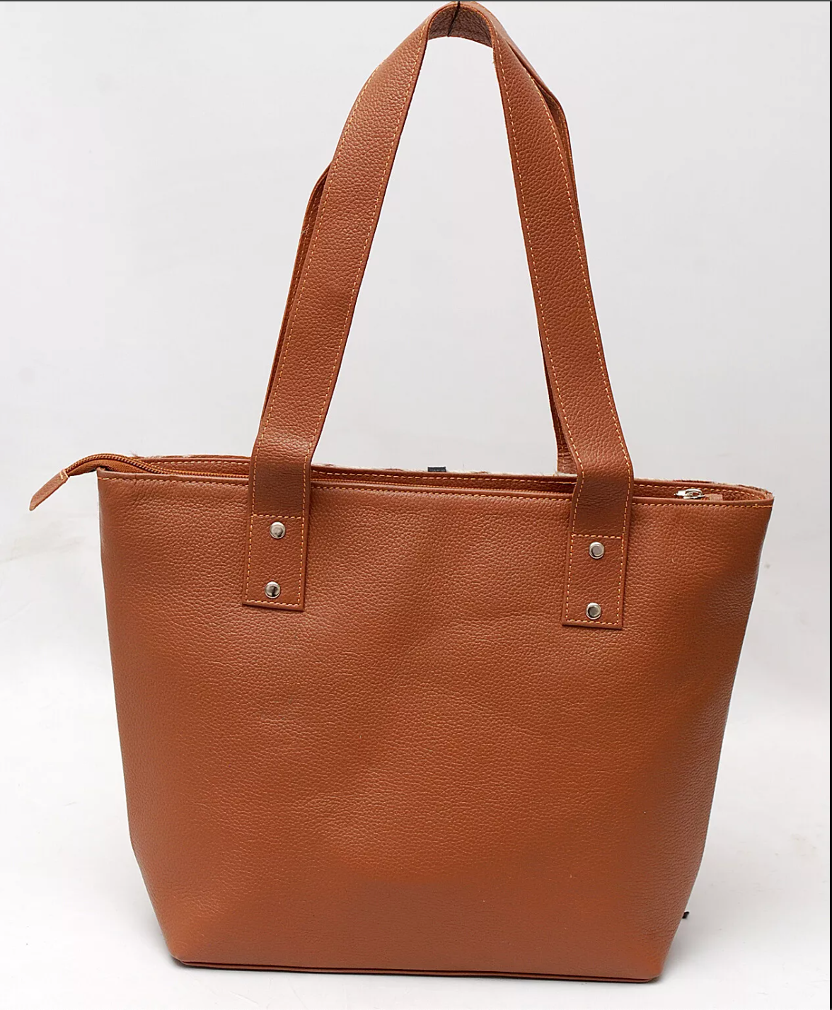 Hair On Cowhide Leather Shoulder Purse With Fringe