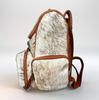 Spotted Cowhide Women Leather Travel Backpack