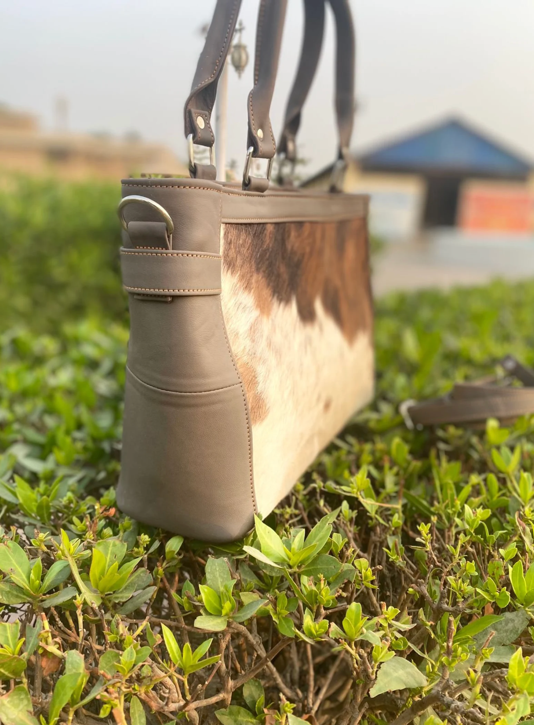 Hair On Cowhide Shoulder Crossbody Bag