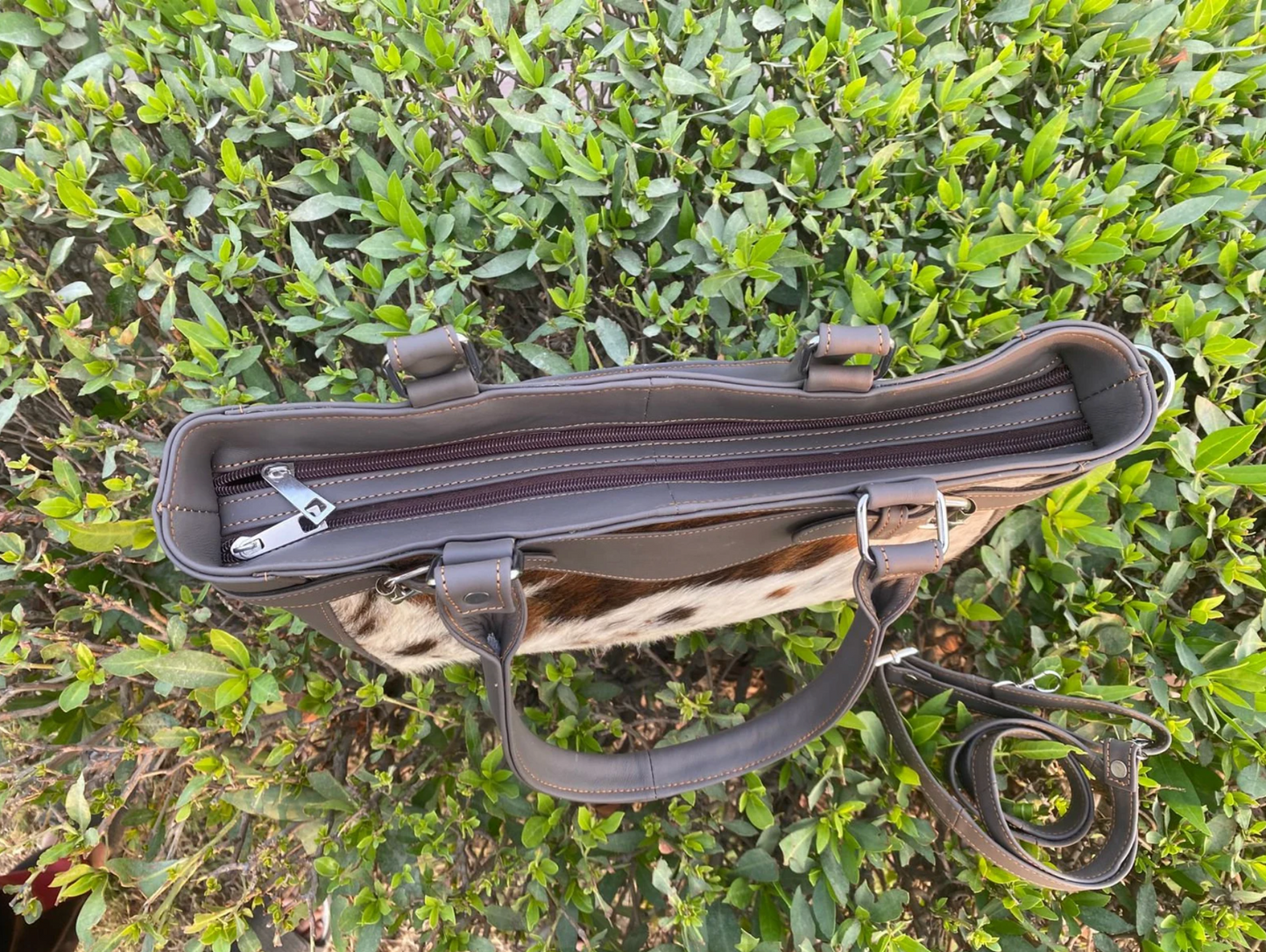 Hair On Cowhide Shoulder Crossbody Bag
