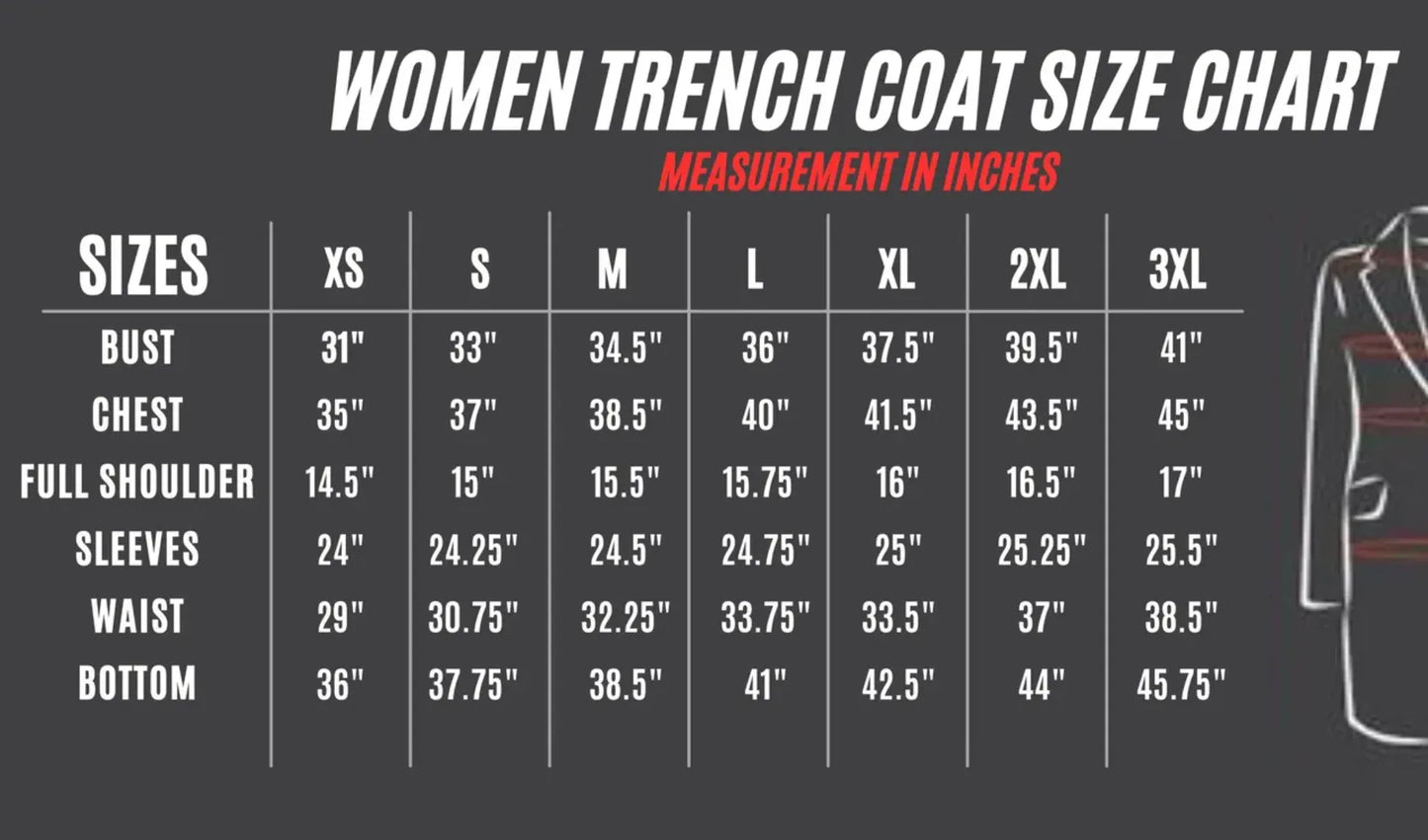 Women Cowhide Trench Coat Hair On Hide