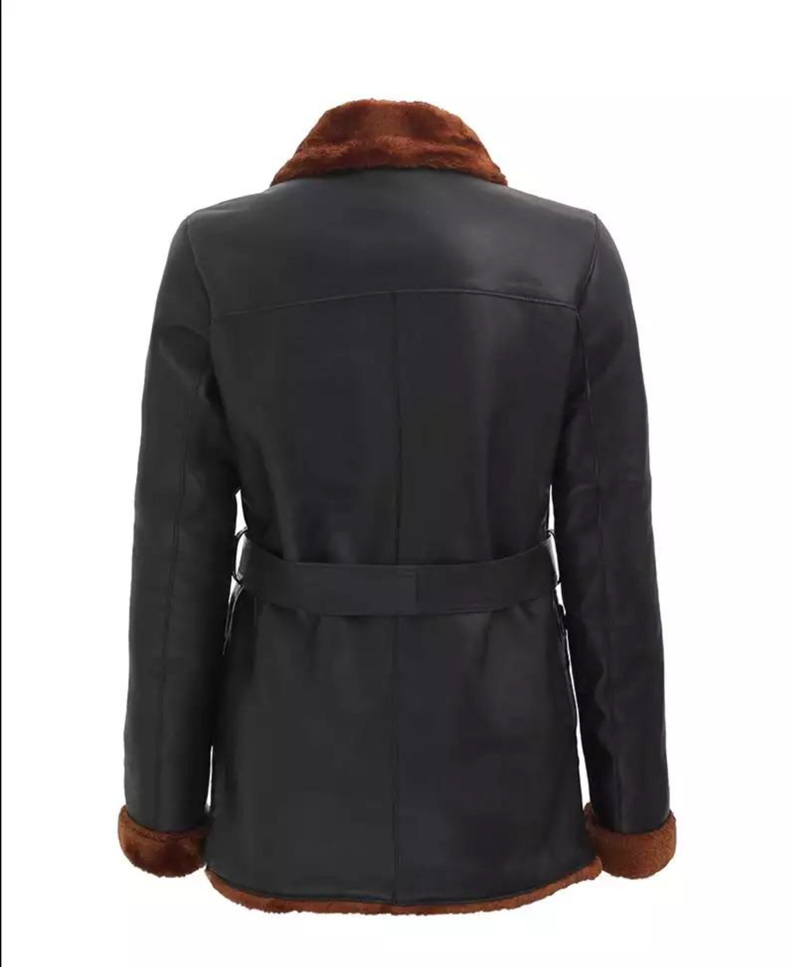 womens fur lined real leather jacket