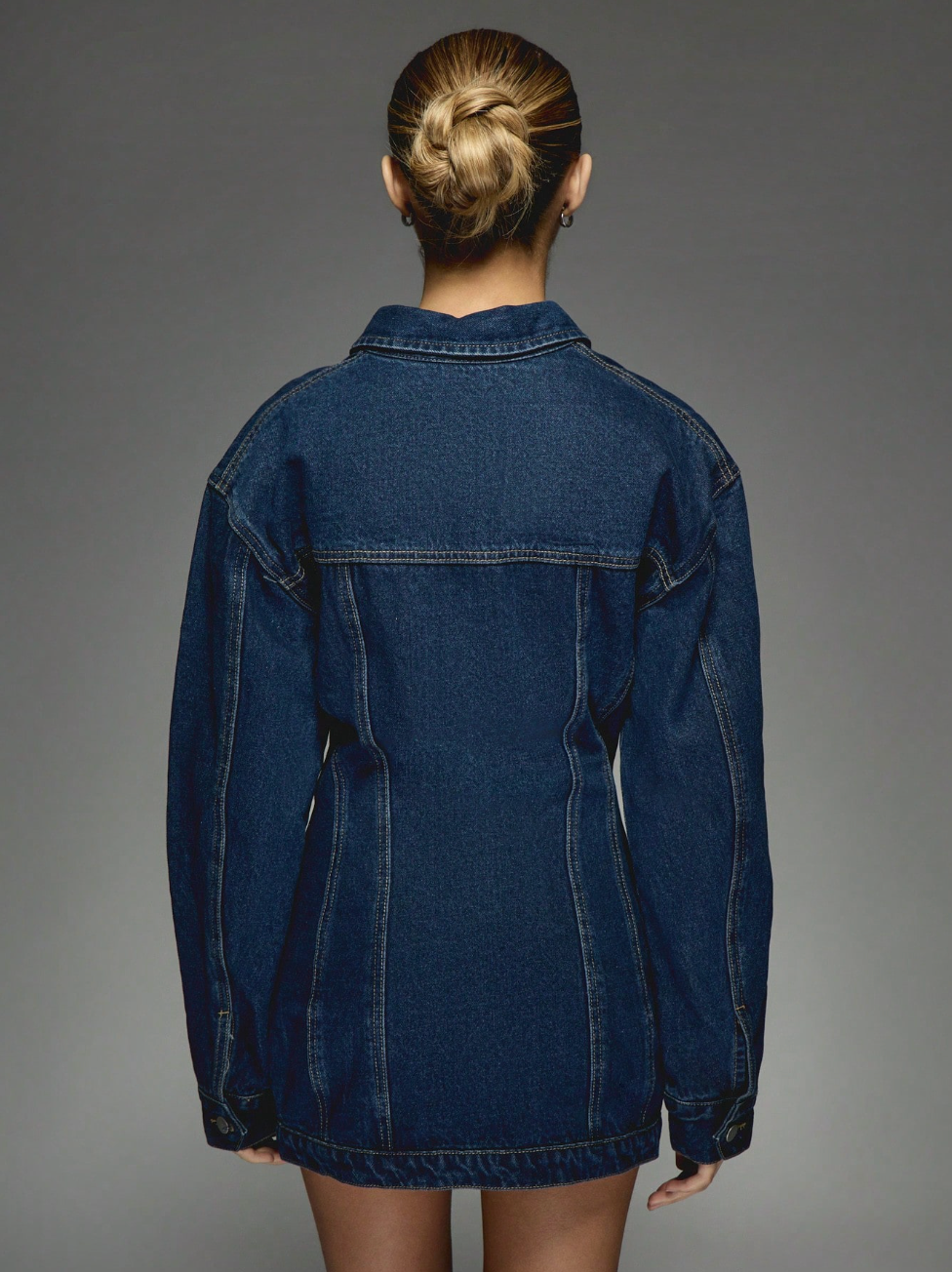 blue denim shirt dress womens