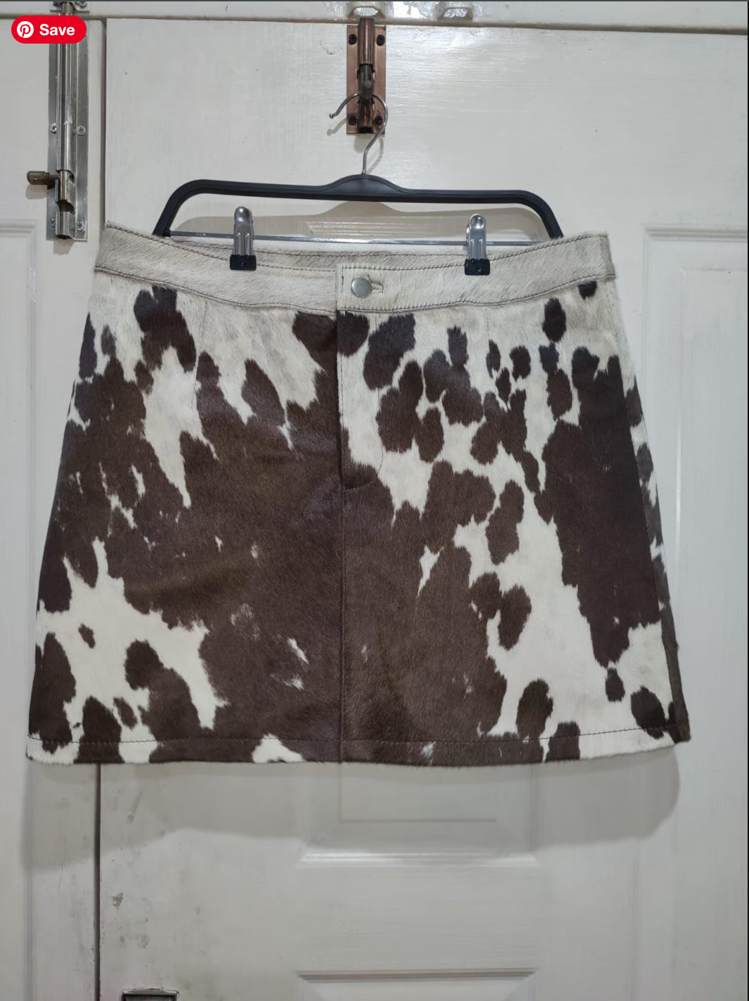 Cowhide Mini Skirts