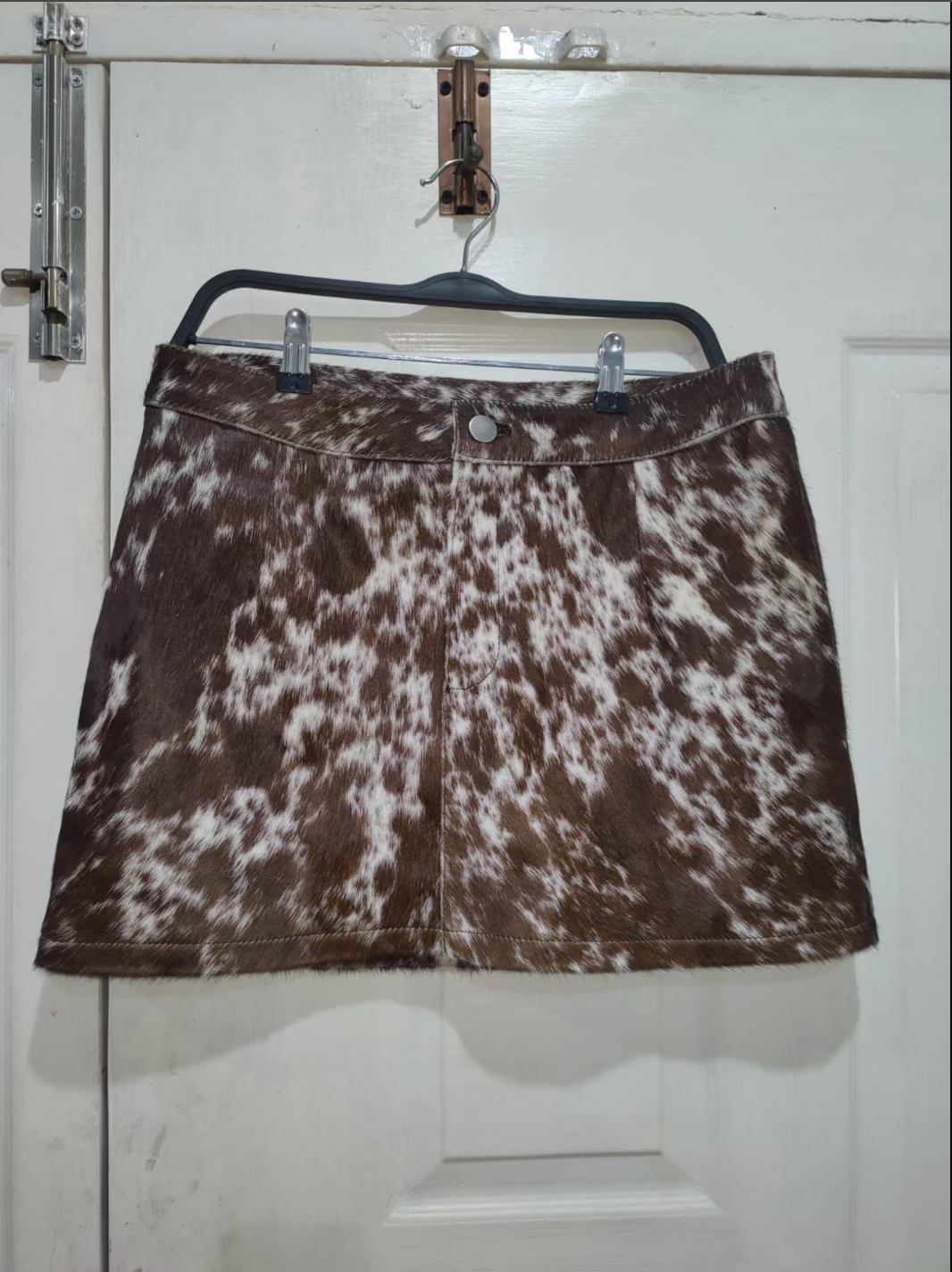 Cowhide Mini Skirts