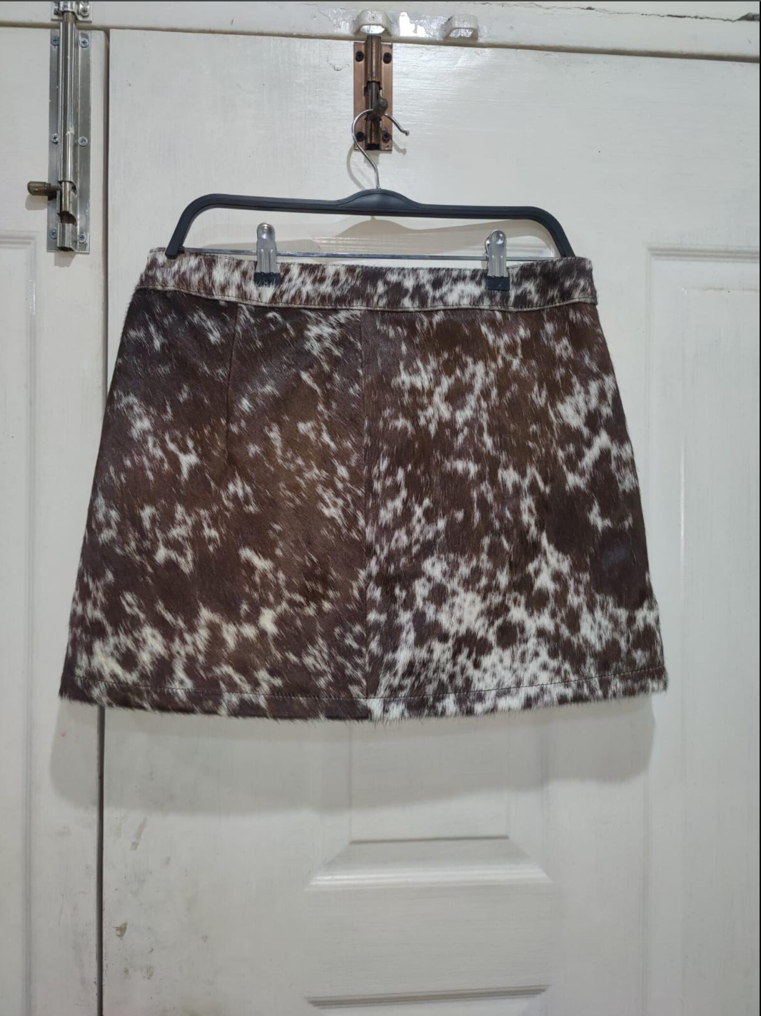 Cowhide Mini Skirts