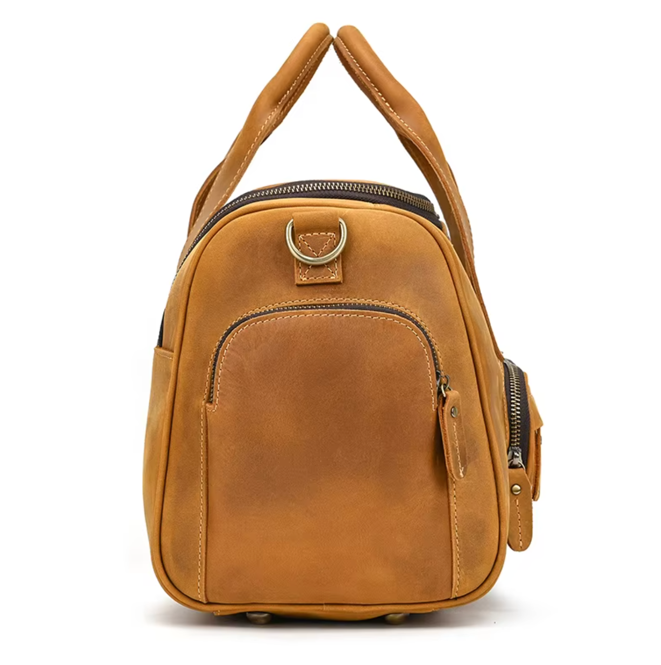 genuine leather large travel bag