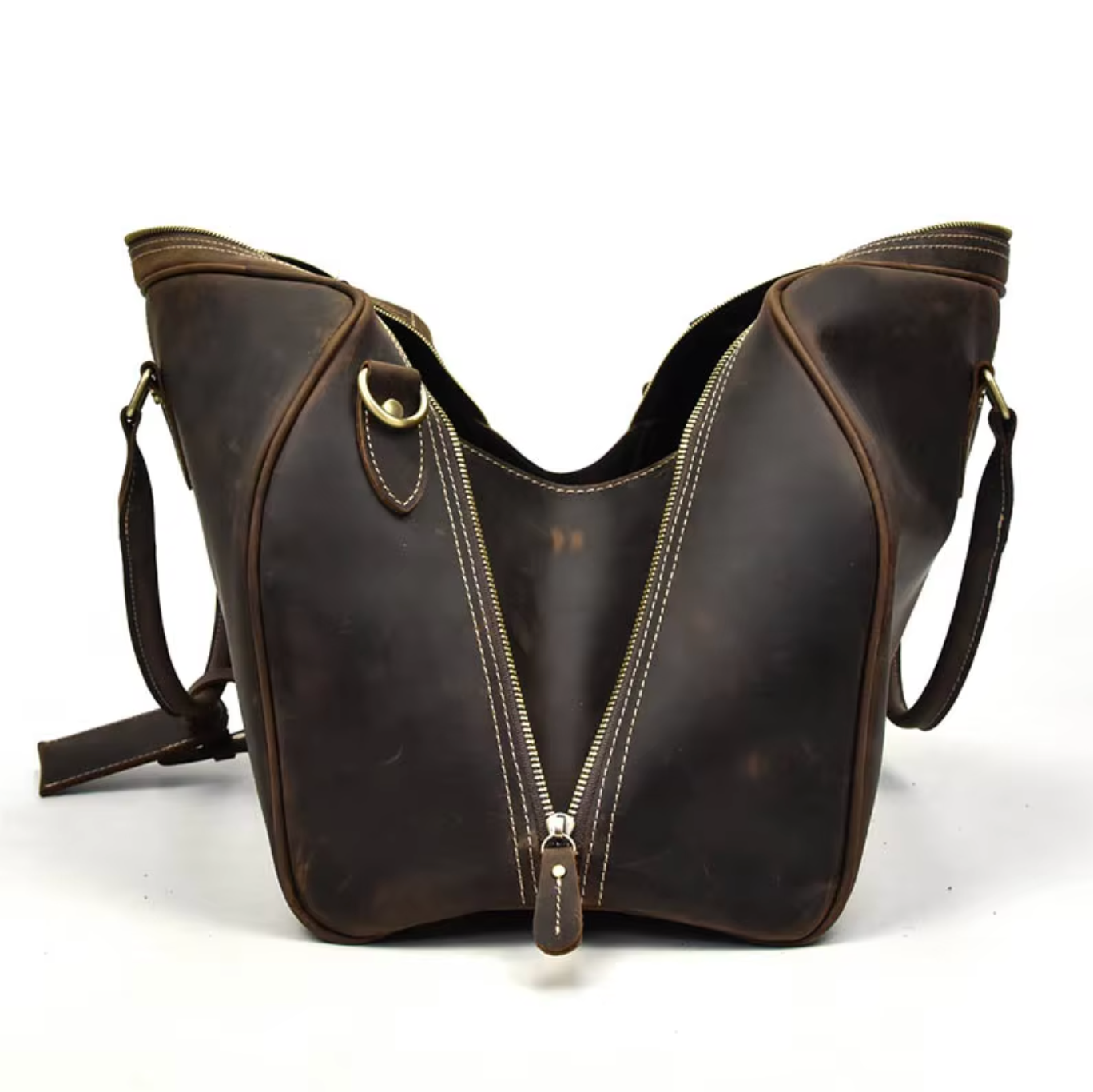 Travel Duffle Bag Leather Mens