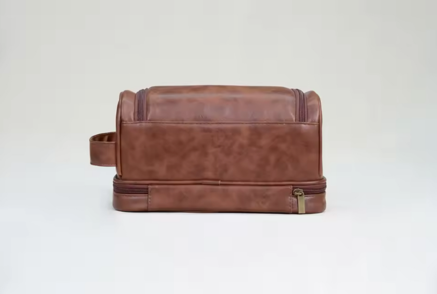 Real Leather Travel Dopp Kit