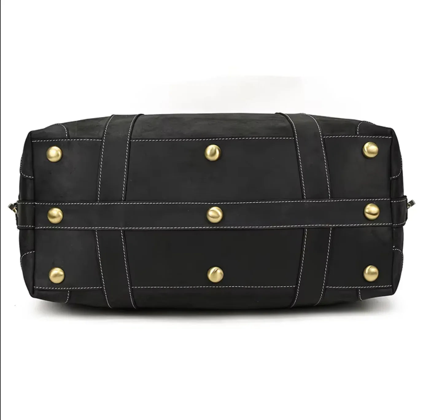 Leather Duffle Bag Travel Overnight Gym with Laptop Sleeve