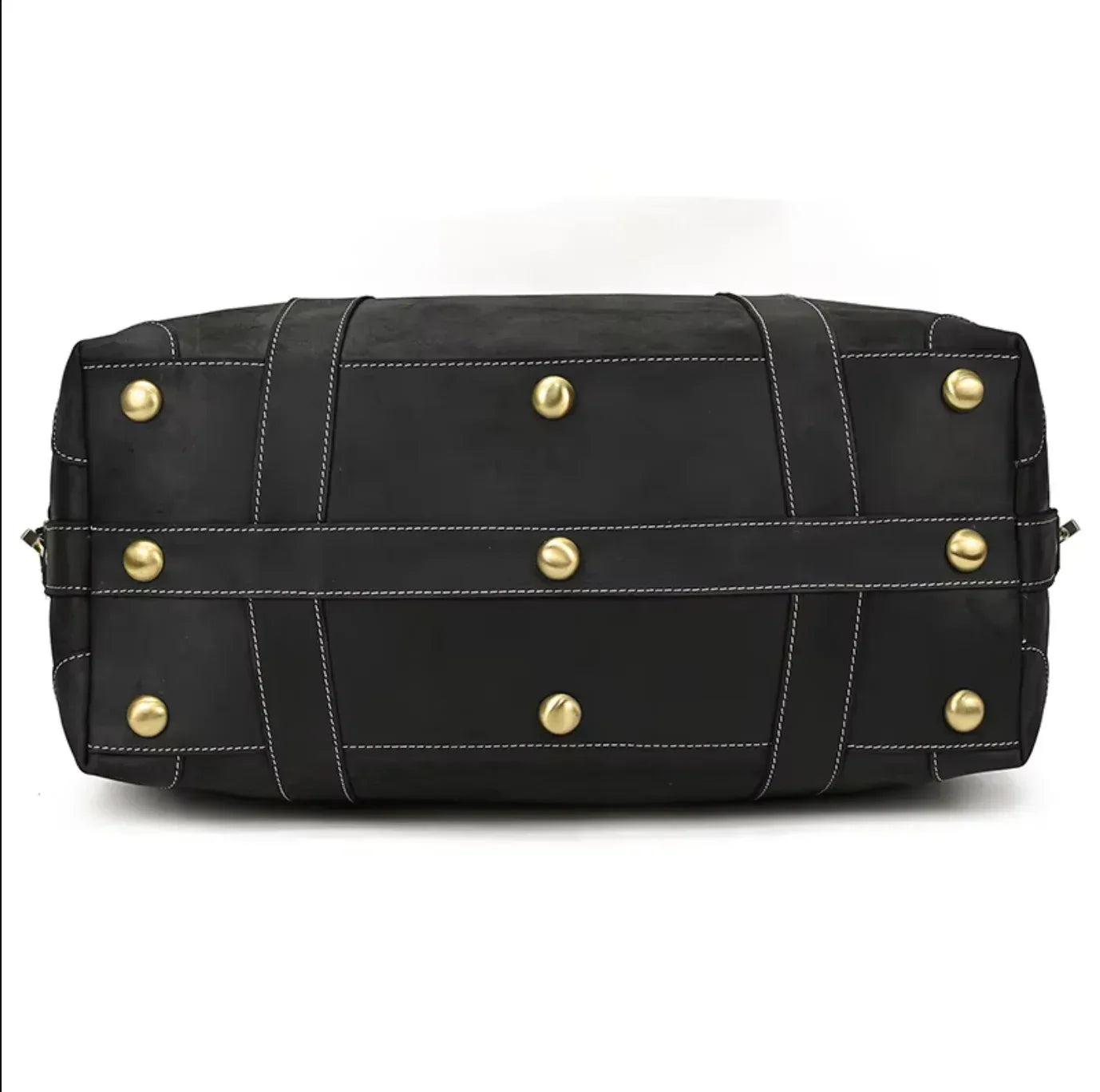 Leather Duffle Bag Travel Overnight Gym with Laptop Sleeve