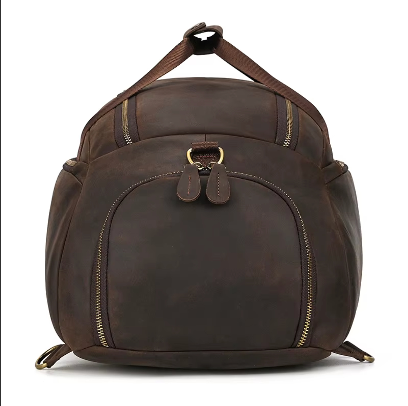 Leather Travel Weekender Bag