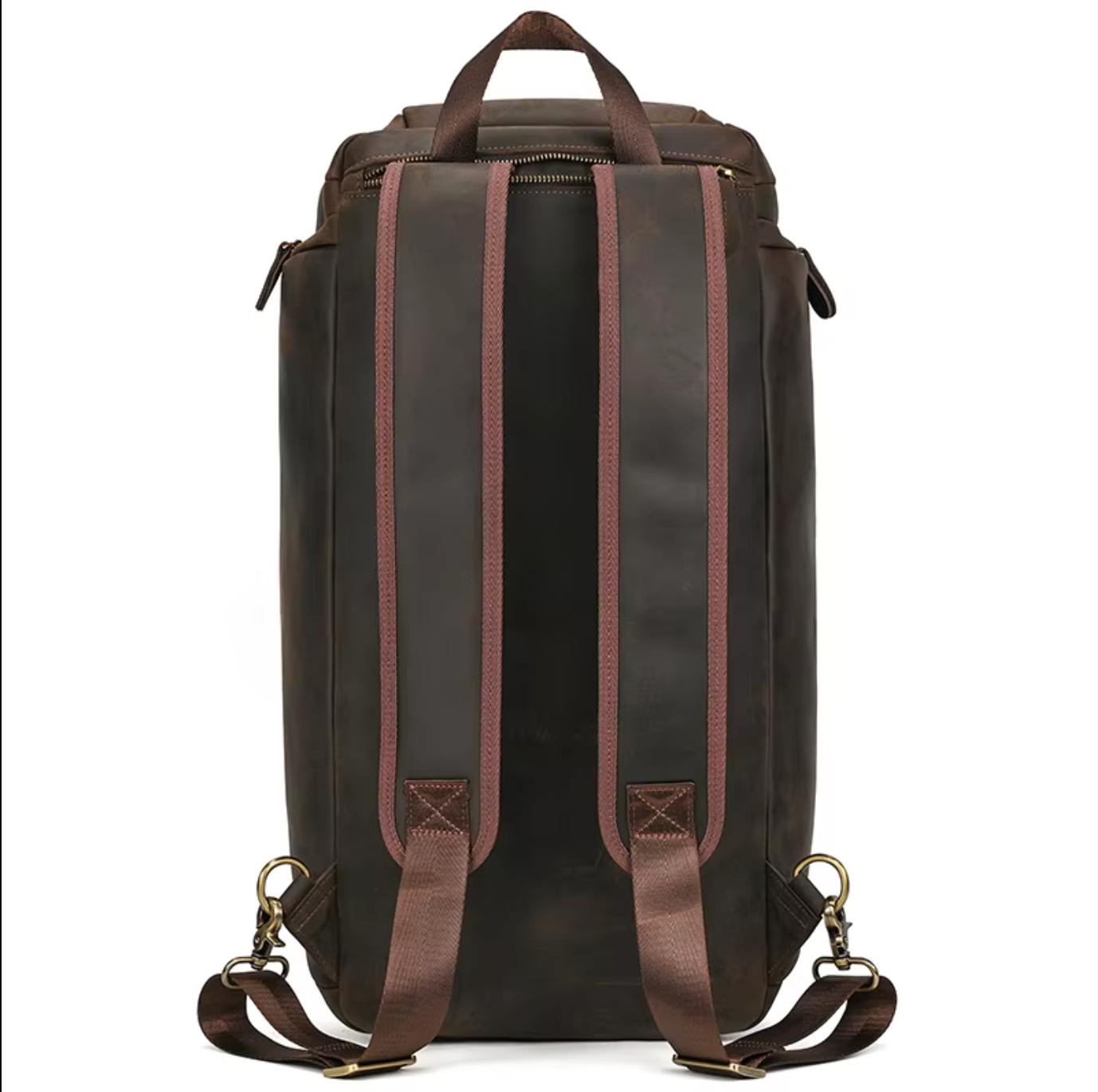 Leather Travel Weekender Bag