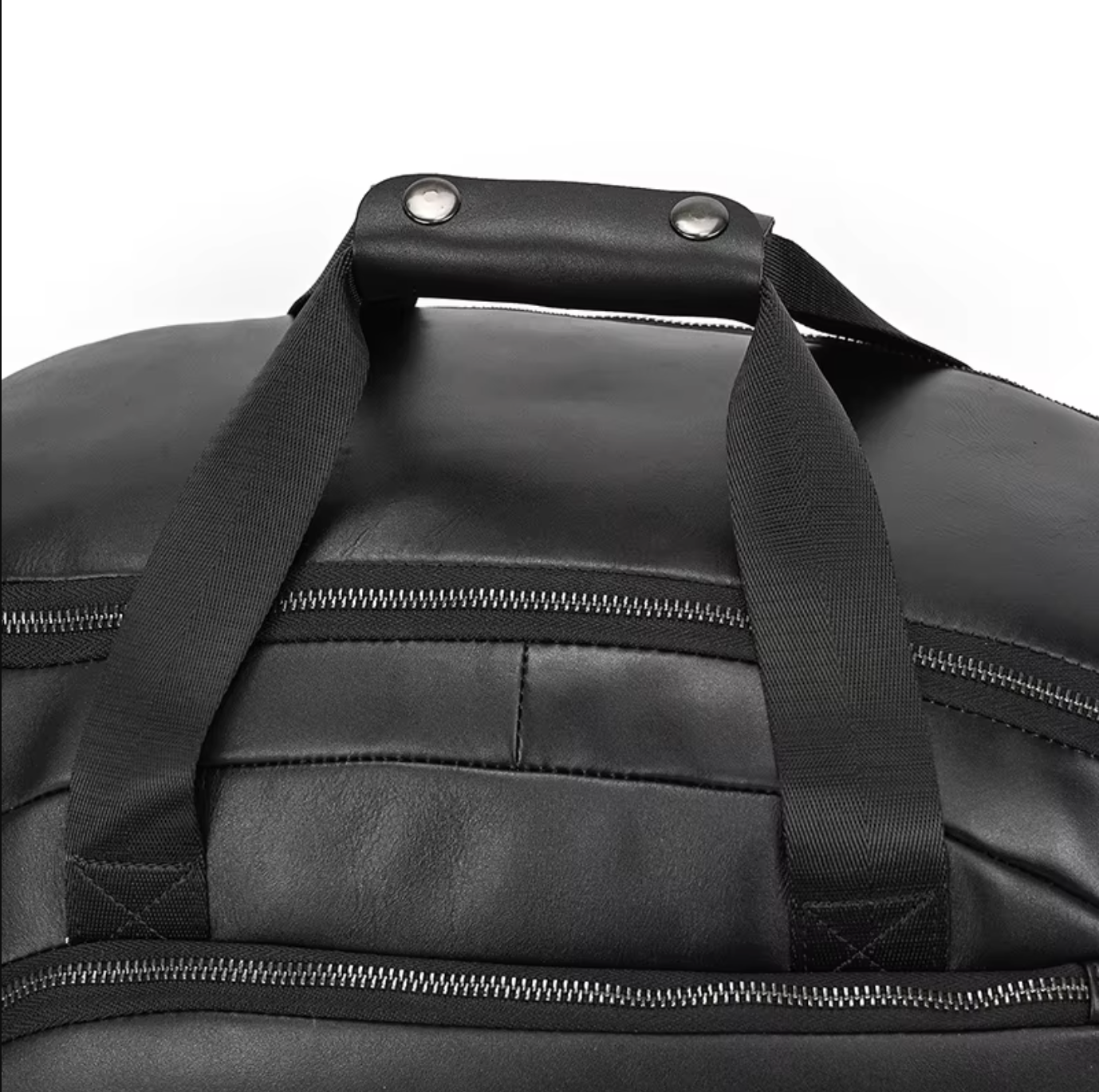 Leather Travel Weekender Bag