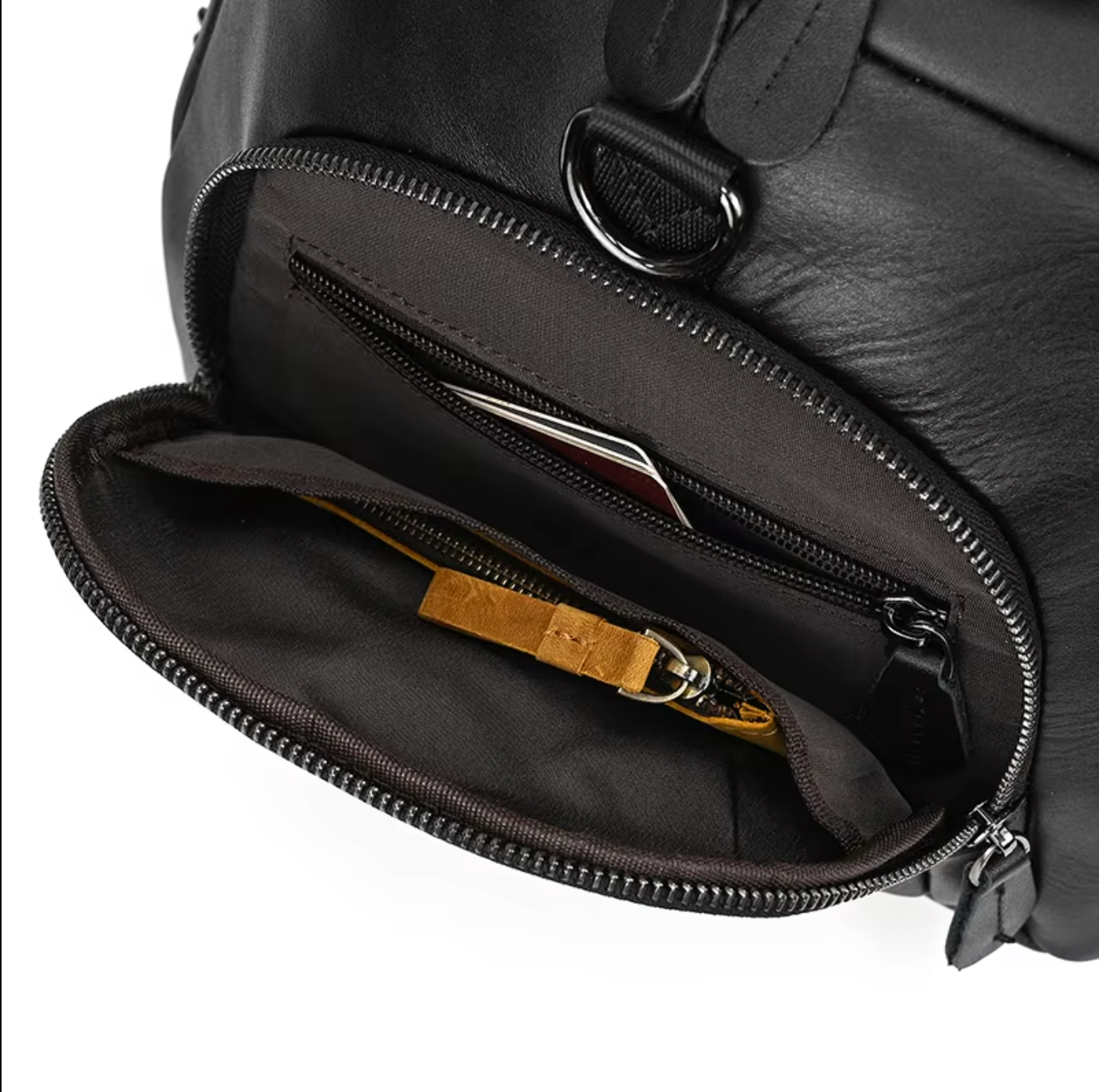 Leather Travel Weekender Bag