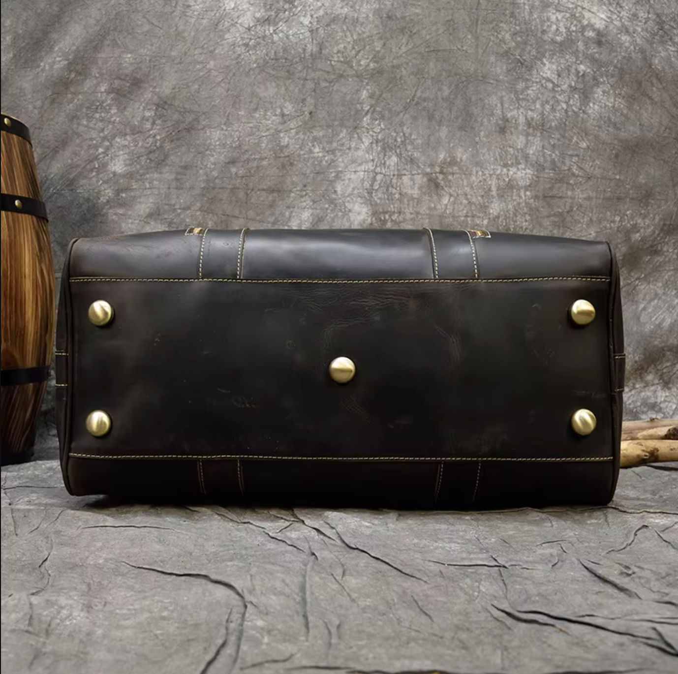 Leather Overnight Duffle Travel Bags