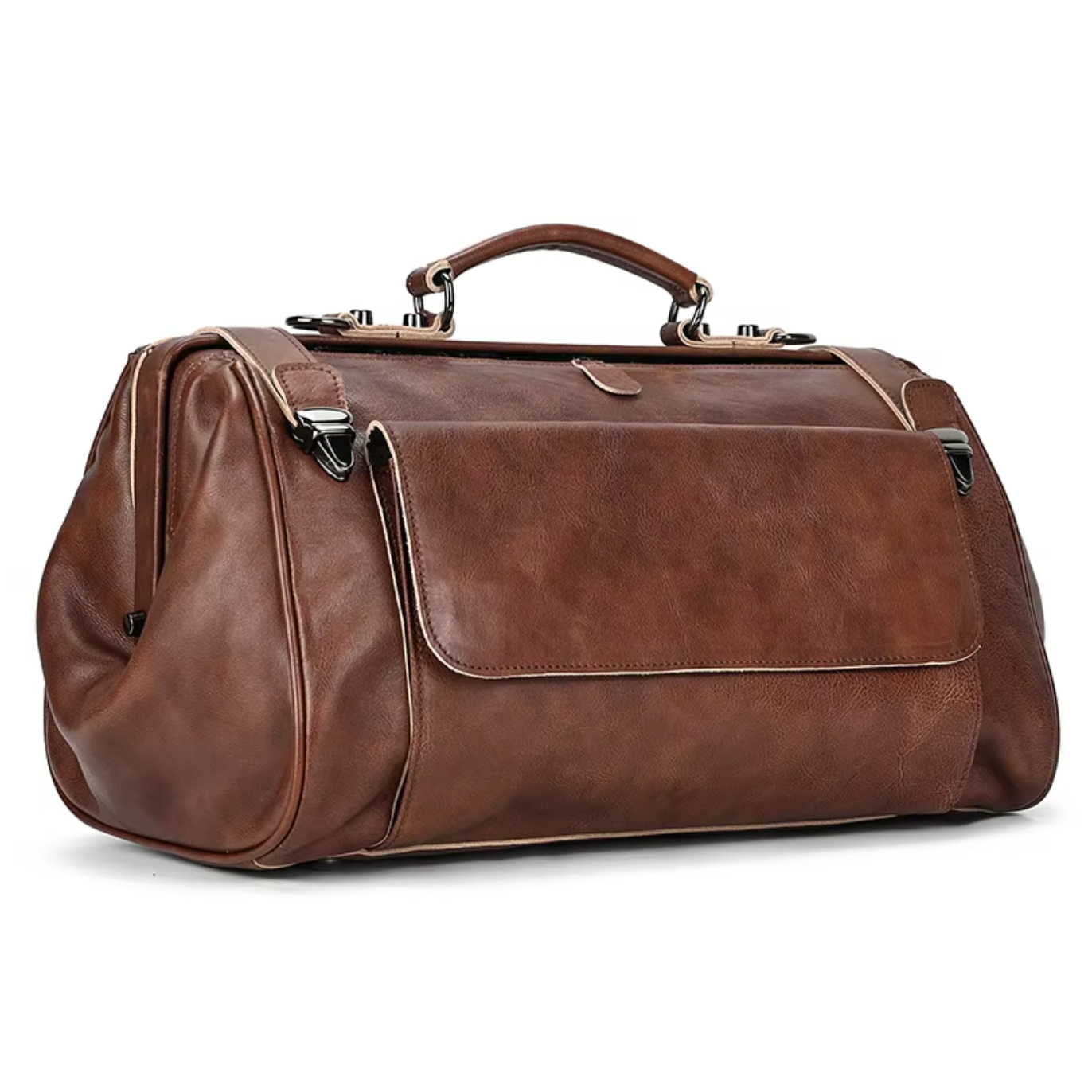 leather duffle bags for gym and travel