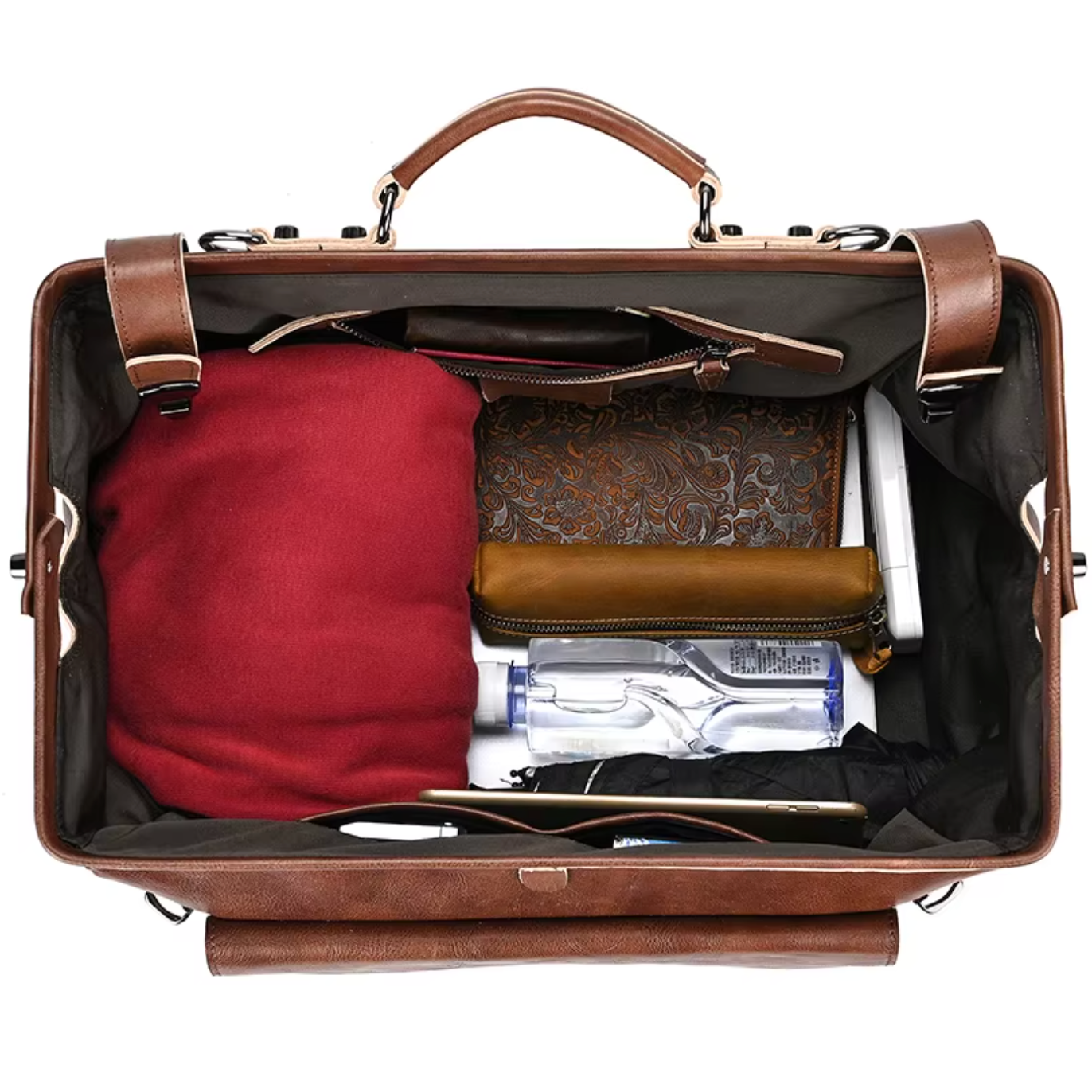 leather duffle bags for gym and travel