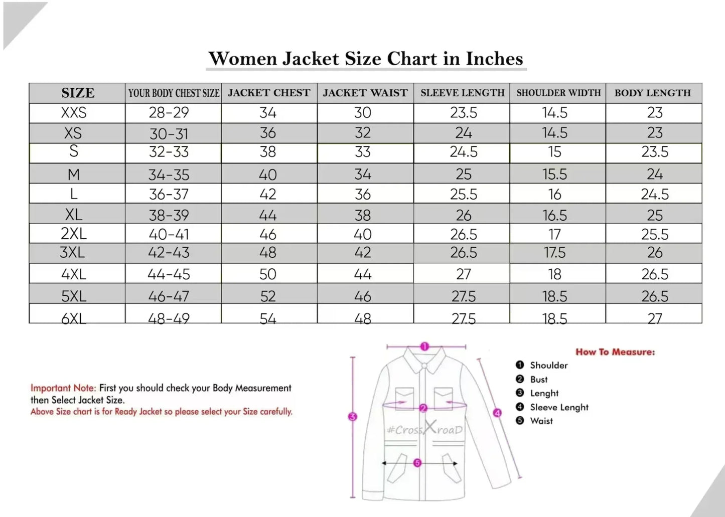 women studded jacket