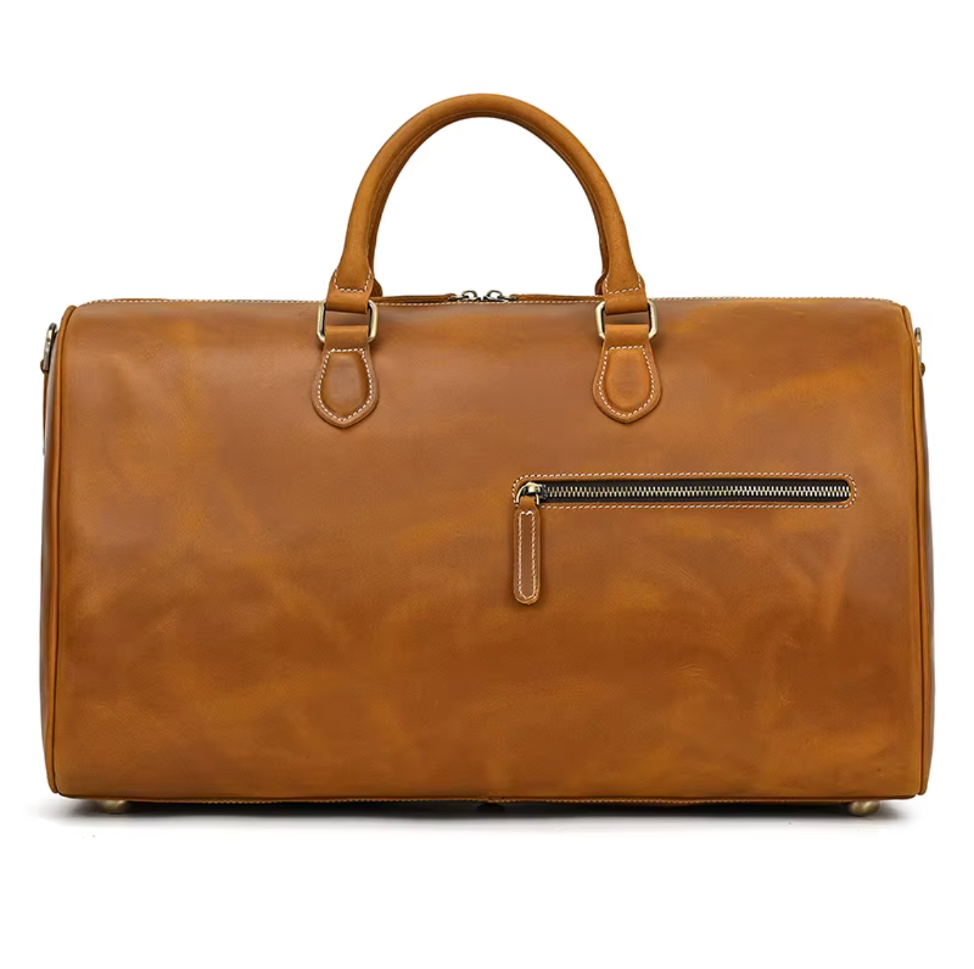 Leather Travel Business Duffle Bag