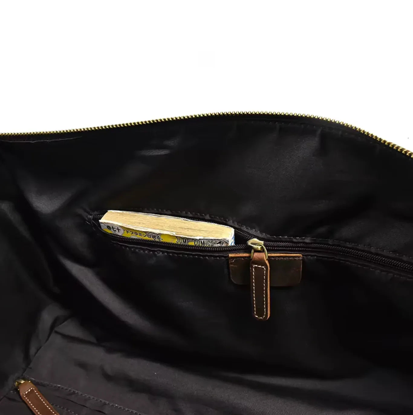 Leather Airport Travel Duffle Bag