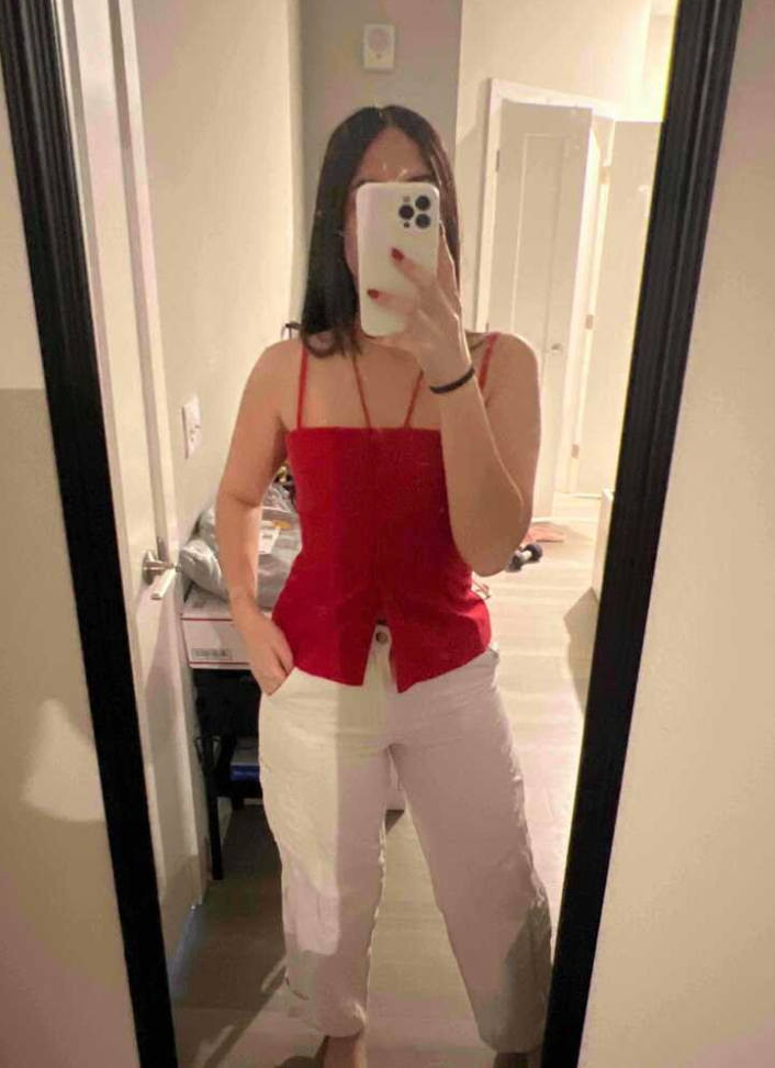cami tank top for women spaghetti strap