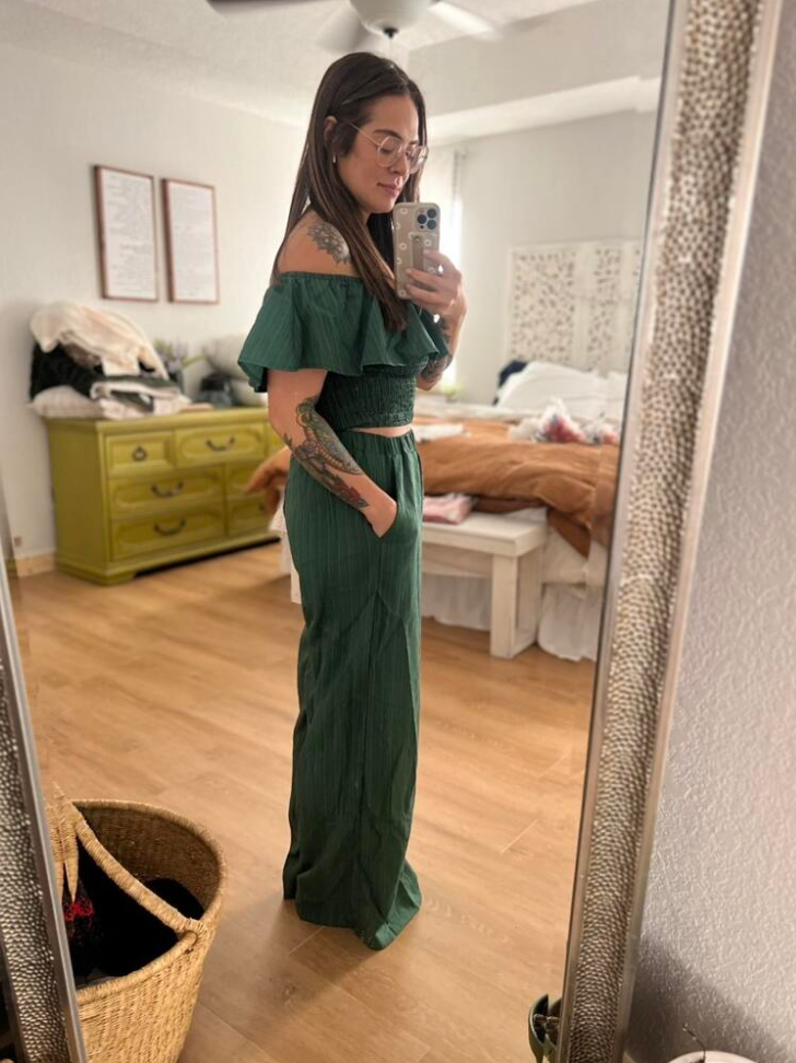 2 piece sets trouser and top