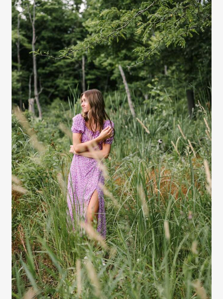 Women split thigh dress for summers beach outfit