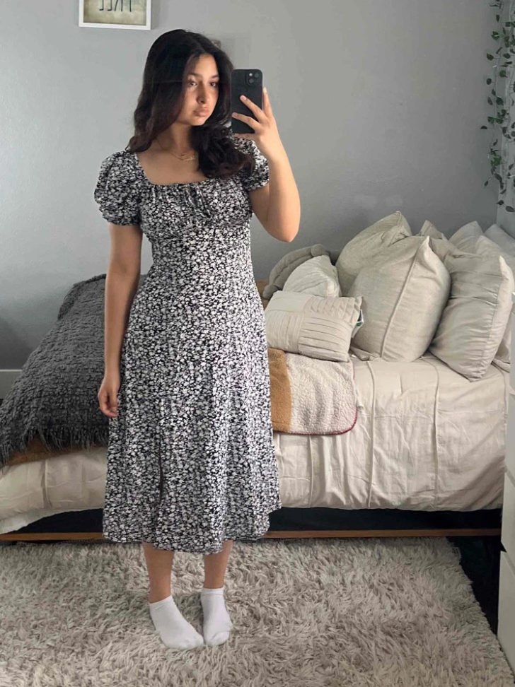 Women split thigh dress for summers beach outfit