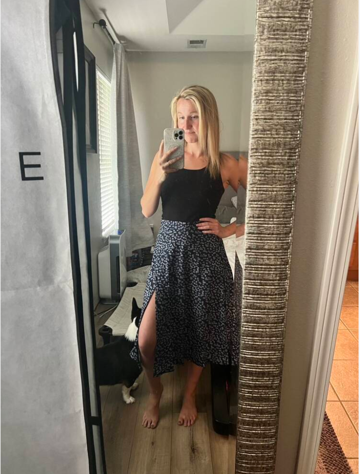 Split Thigh Skirt Vacation Beach Outfits