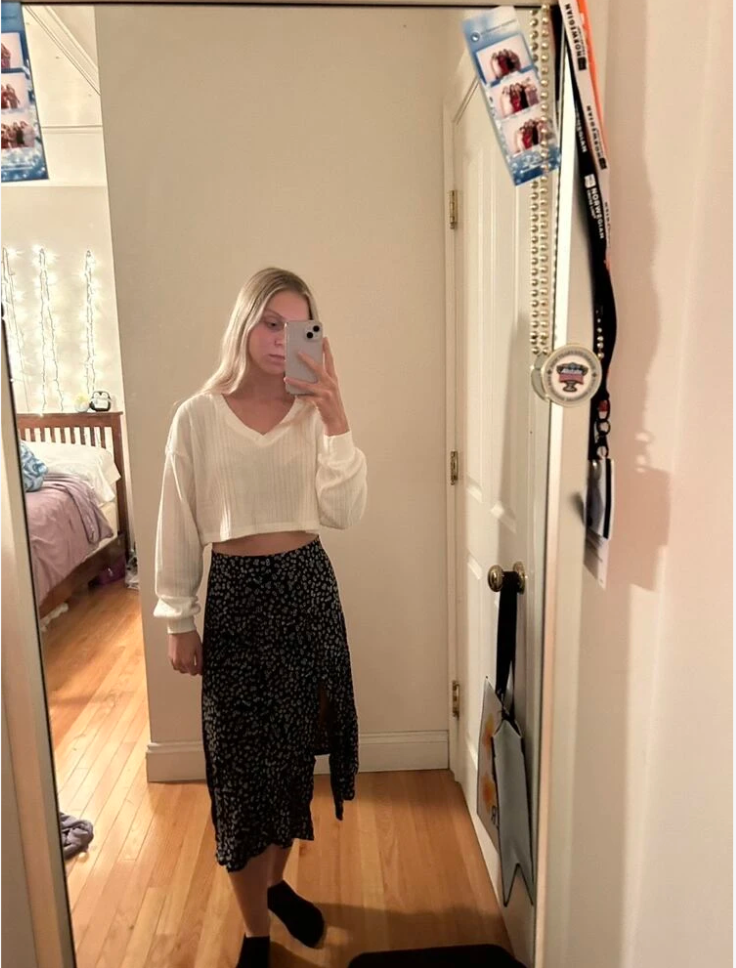Split Thigh Skirt Vacation Beach Outfits