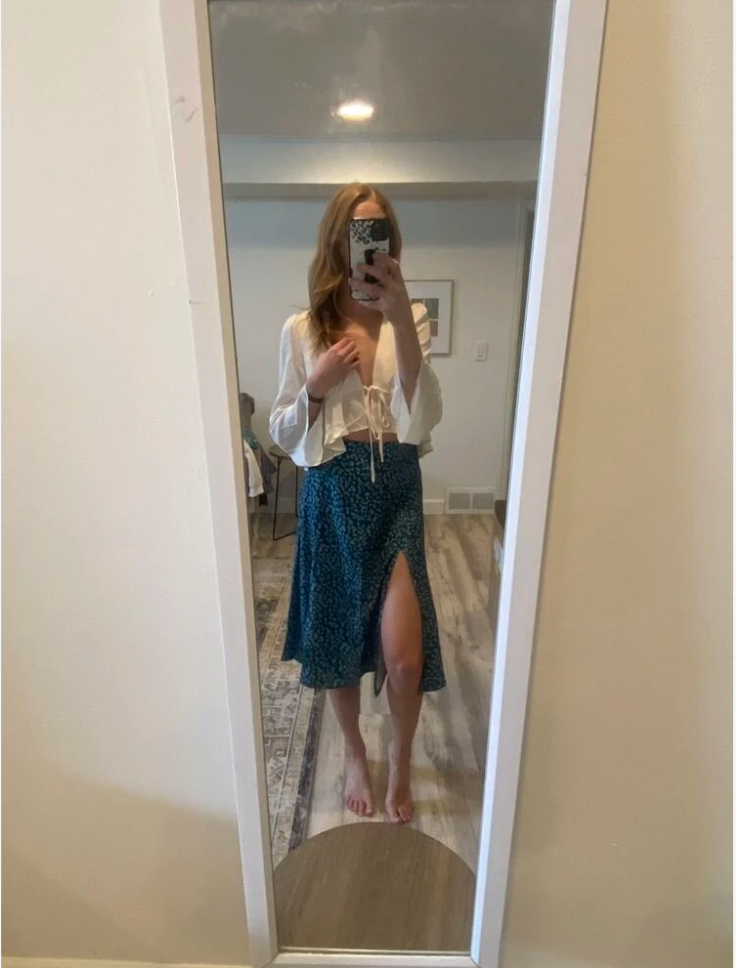 Split Thigh Skirt Vacation Beach Outfits