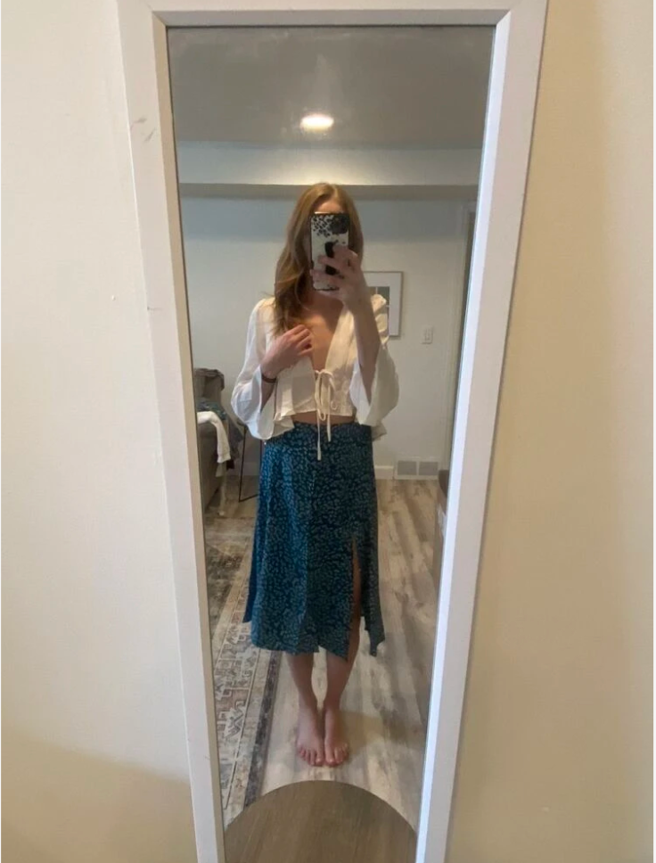 Split Thigh Skirt Vacation Beach Outfits
