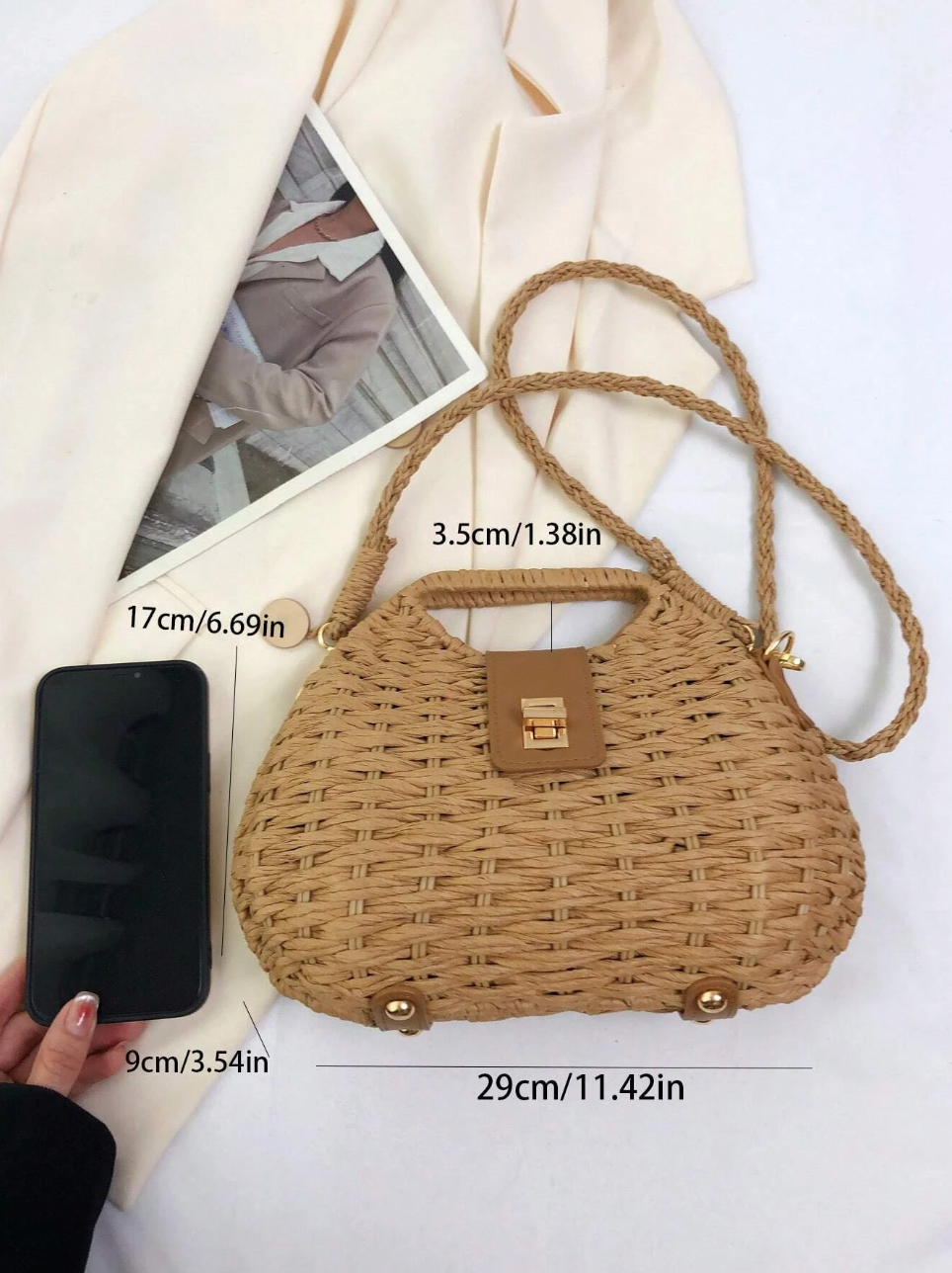 summer women straw purses and handbags