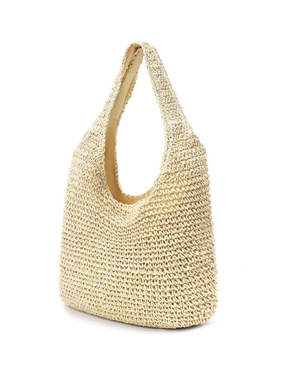 Summer Boho Straw Crochet Bags