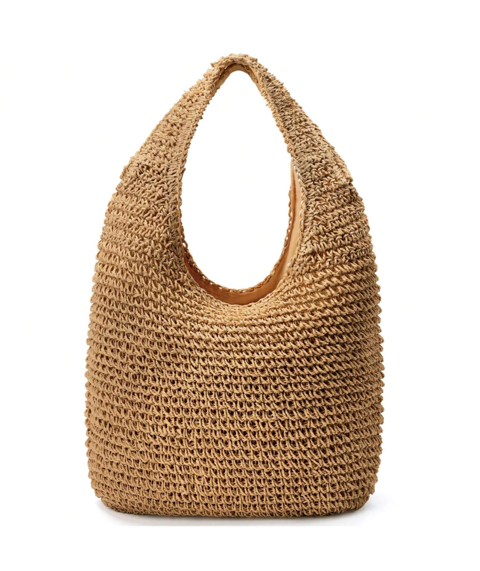 Summer Boho Straw Crochet Bags