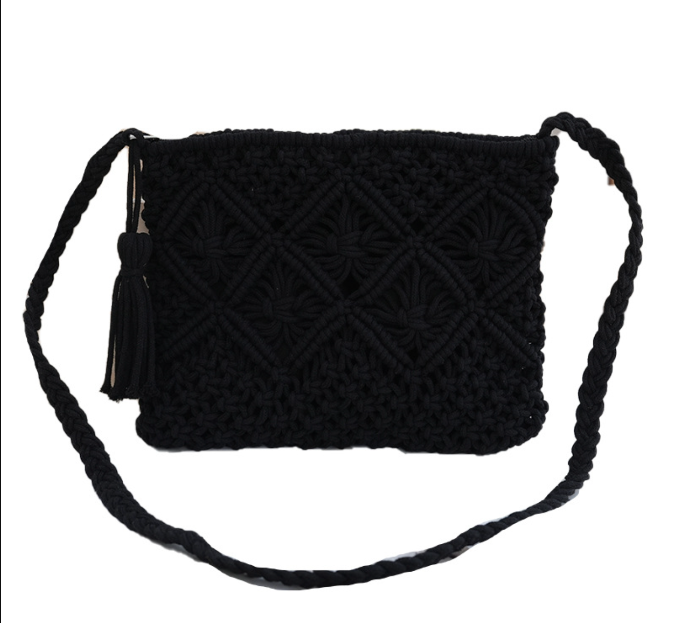 Women Small Crochet Clutch Bag