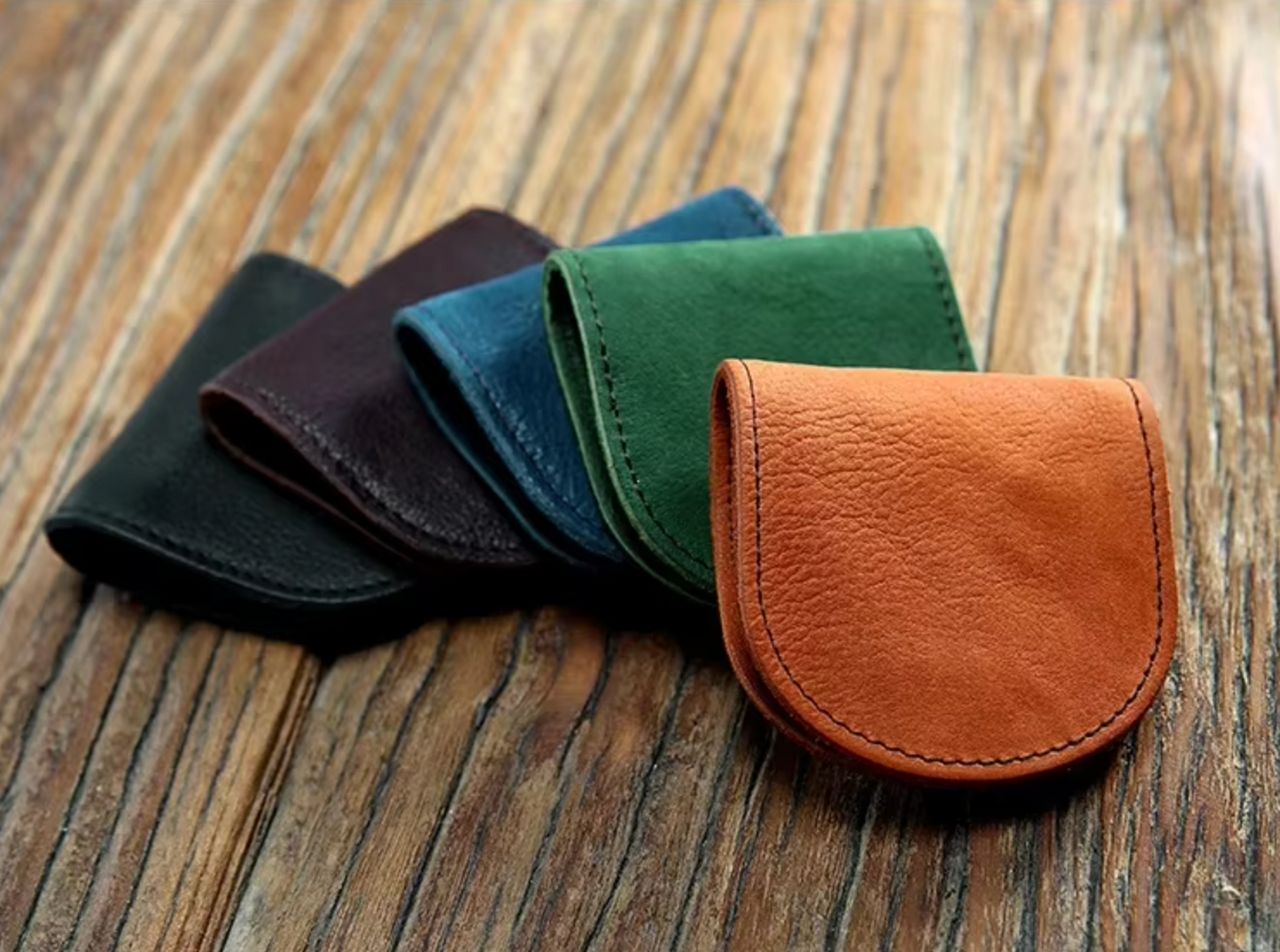 Women's Small Genuine Leather Coin Wallet