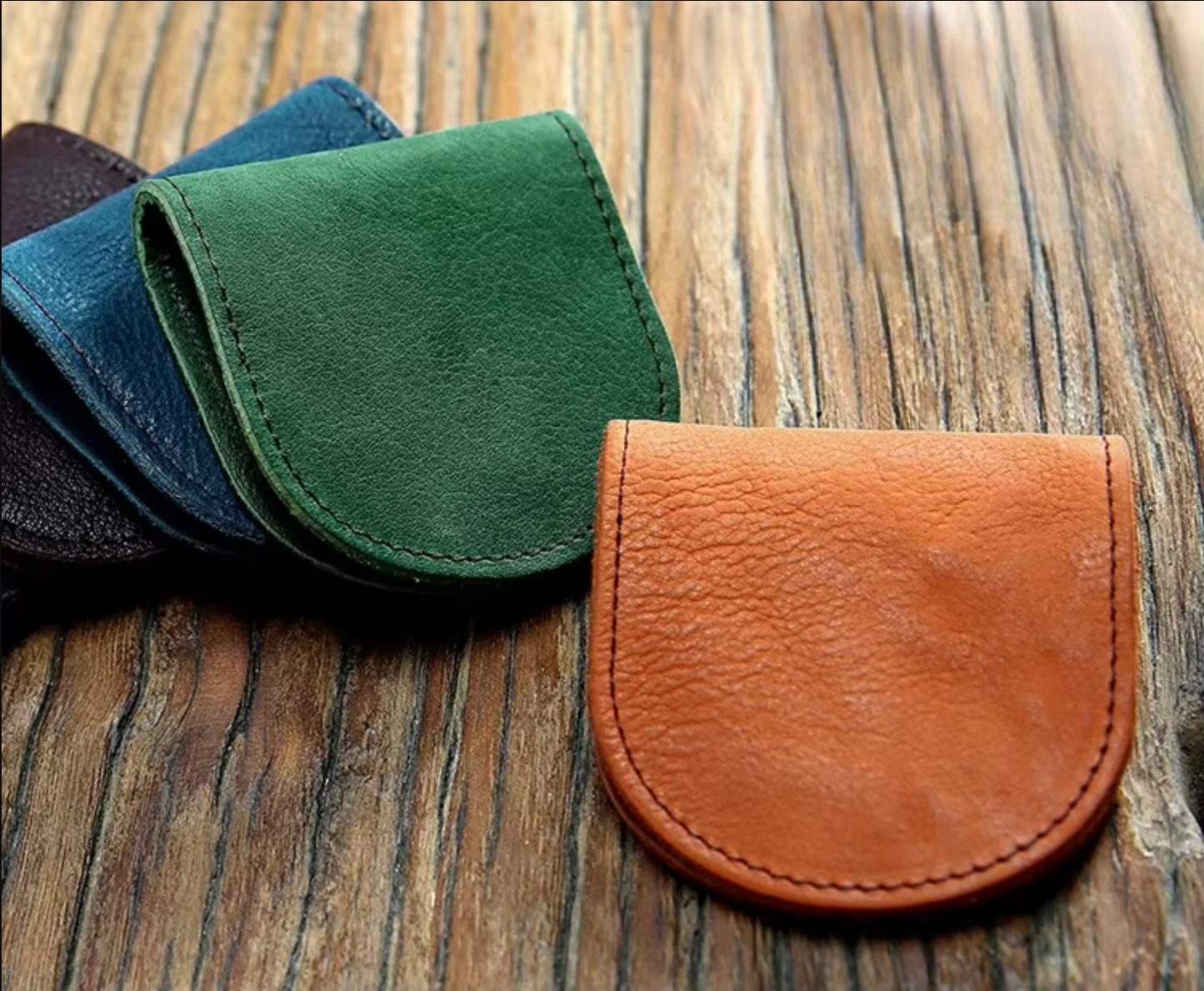 Women's Small Genuine Leather Coin Wallet