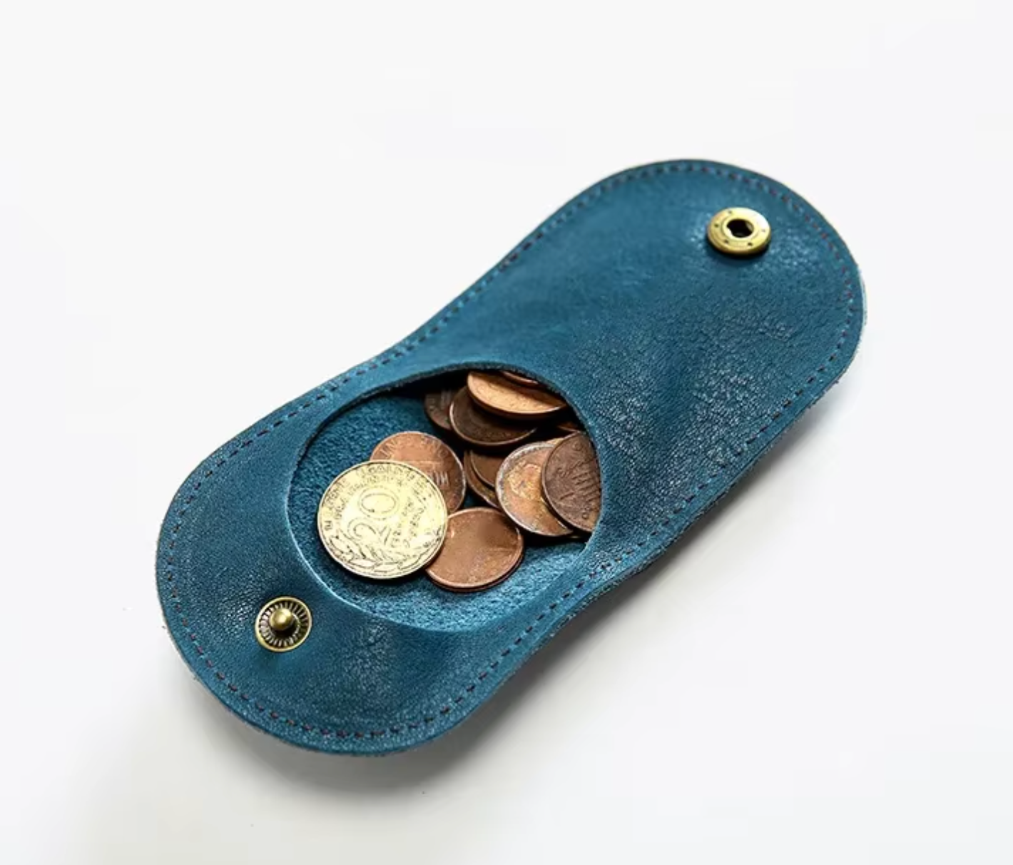 Women's Small Genuine Leather Coin Wallet