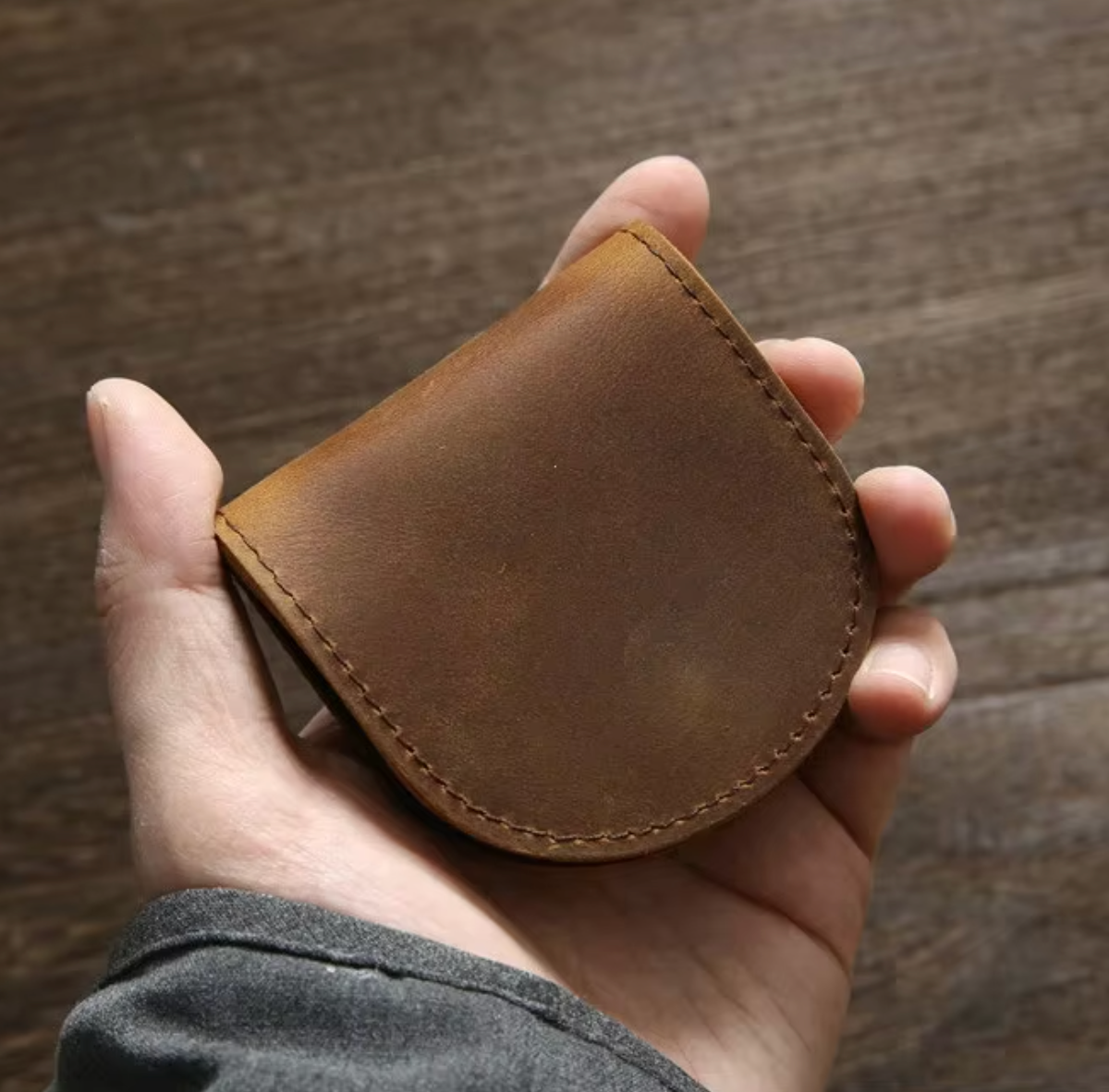 Women's Small Genuine Leather Coin Wallet