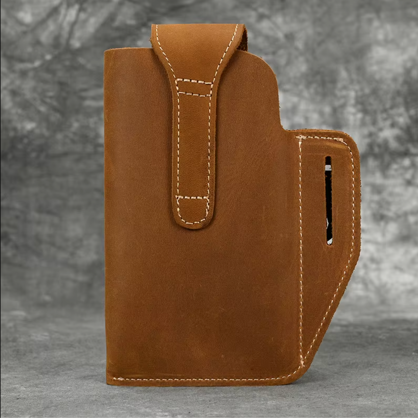 Genuine Leather Phone Waist Bag