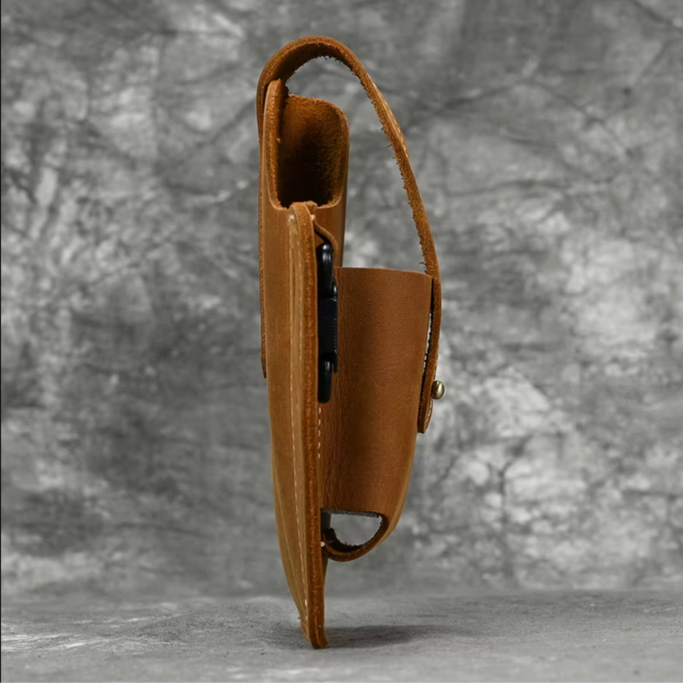 Genuine Leather Phone Waist Bag