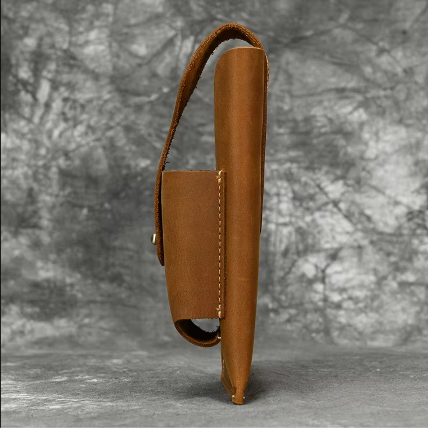 Genuine Leather Phone Waist Bag