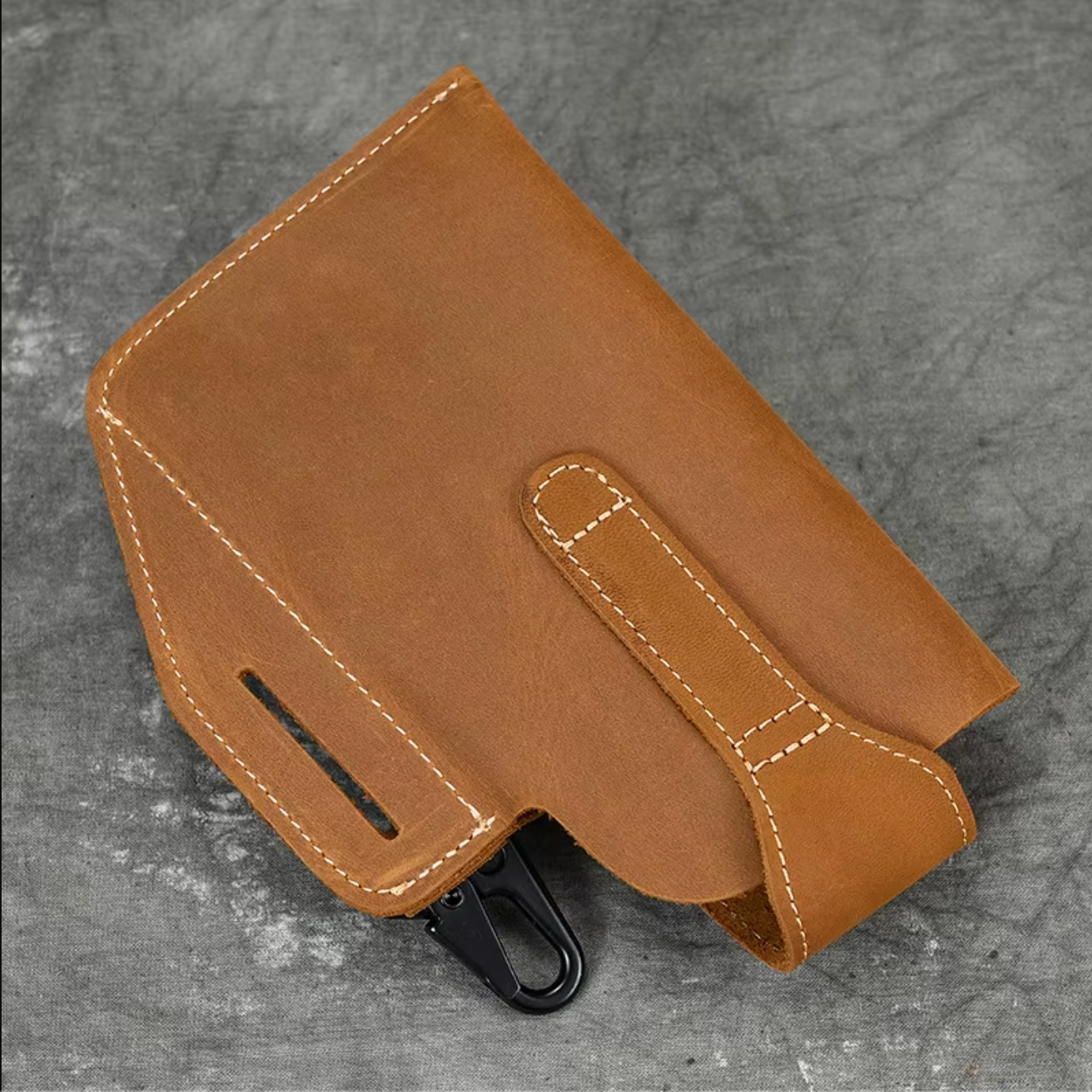 Genuine Leather Phone Waist Bag